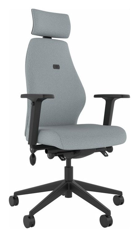 Solo High Back Small Seat Ergonomic Chair with Headrest, view 13