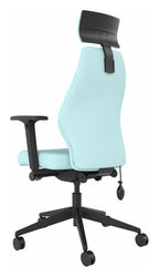 Solo High Back Small Seat Ergonomic Chair with Headrest, view 8