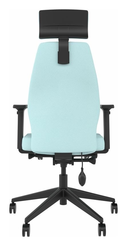 Solo High Back Small Seat Ergonomic Chair with Headrest, view 5