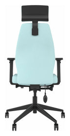 Solo High Back Small Seat Ergonomic Chair with Headrest, view 5
