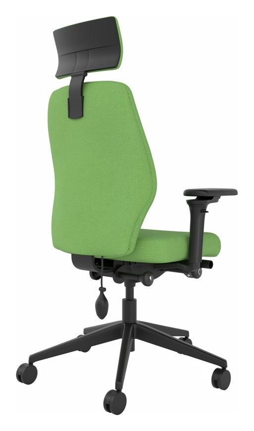Solo Medium Back Ergonomic Chair with Headrest, view 5