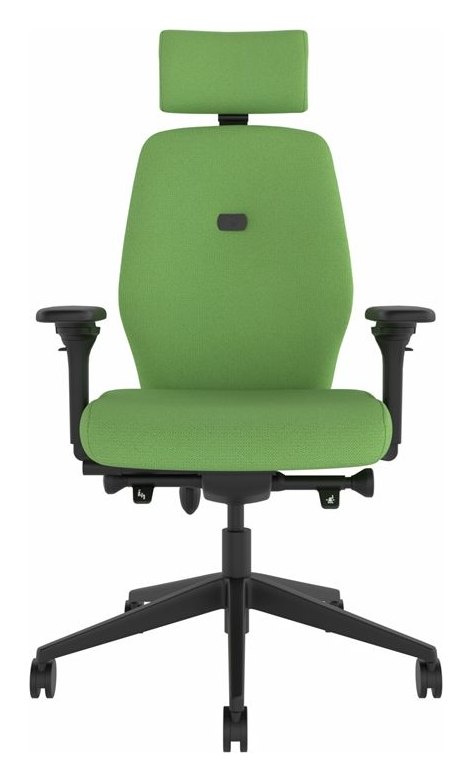 Solo Medium Back Ergonomic Chair with Headrest, view 3