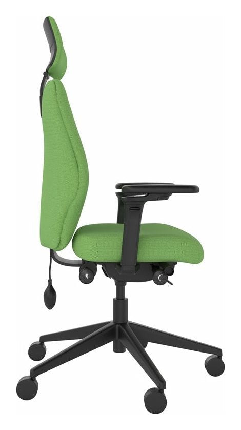 Solo Medium Back Ergonomic Chair with Headrest, view 4