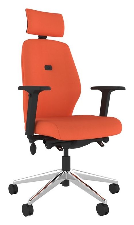 Solo Medium Back Large Seat Ergonomic Chair with Headrest, view 9