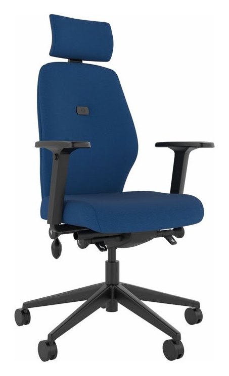 Solo Medium Back Large Seat Ergonomic Chair with Headrest, view 11