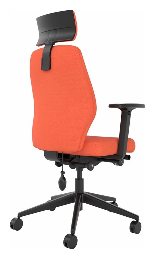 Solo Medium Back Large Seat Ergonomic Chair with Headrest, view 4
