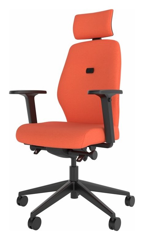 Solo Medium Back Large Seat Ergonomic Chair with Headrest, view 7
