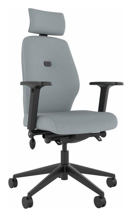 Solo Medium Back Small Seat Ergonomic Chair with Headrest, view 13