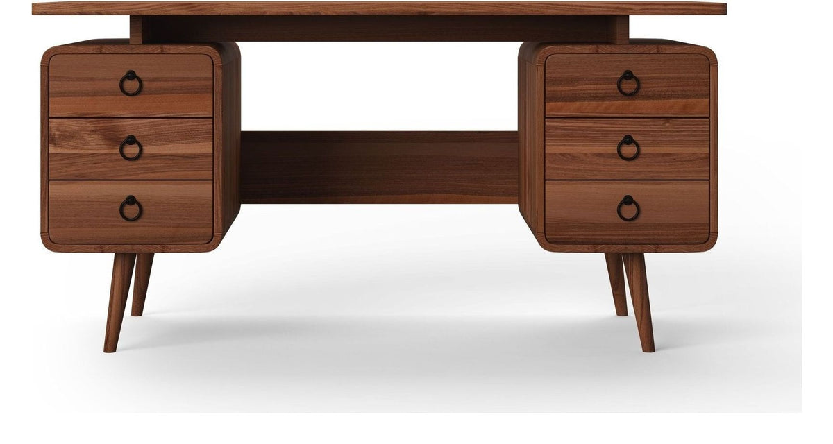 Somerset Classic Style Office Desk, view 4