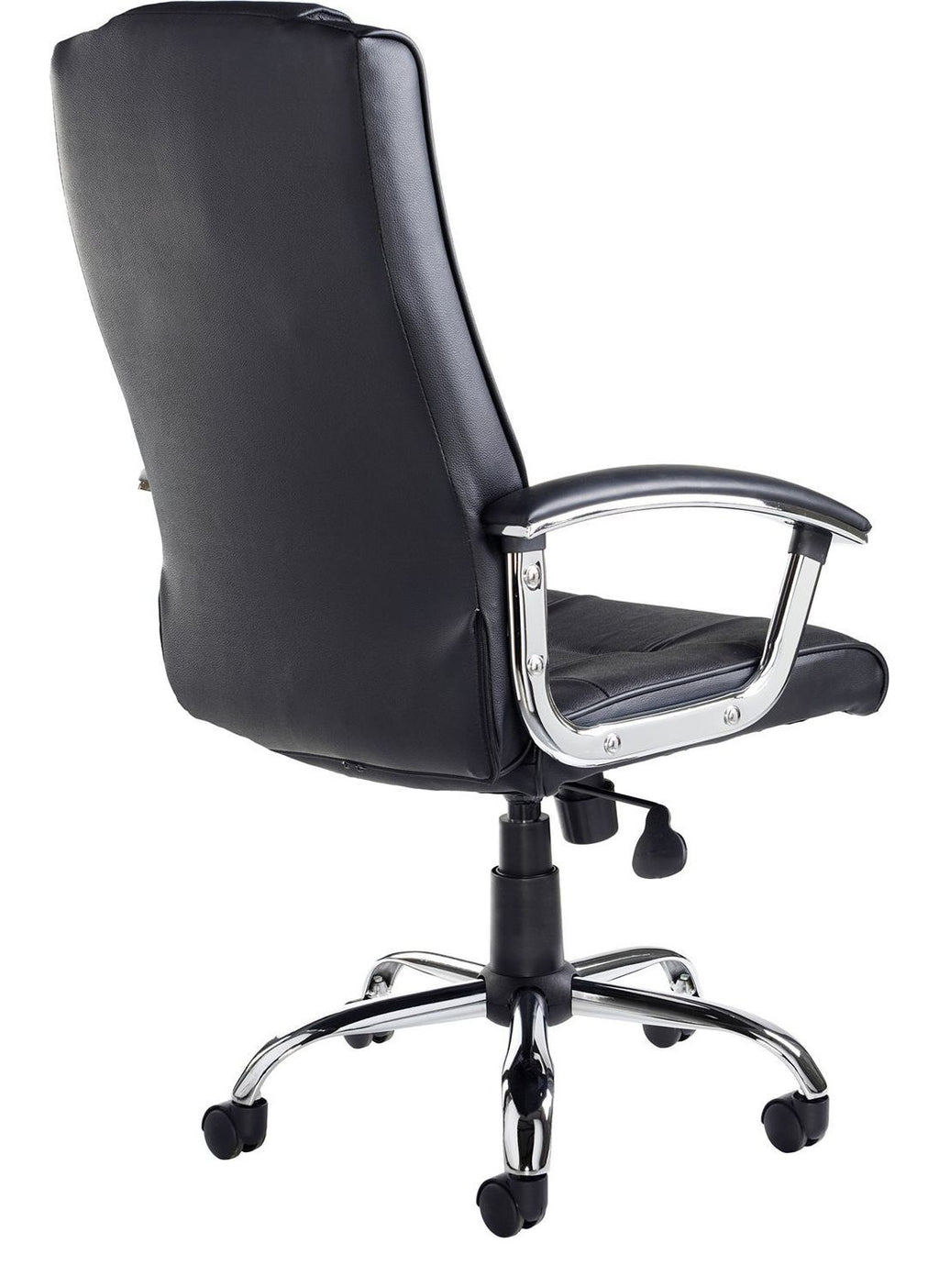 Somerset Leather Executive Chair in black from the back