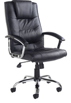 Somerset Leather Executive Chair in black