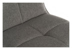 Spin Bar Stool in dark wood legs, view 4