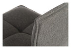 Spin Bar Stool in dark wood legs, view 5
