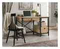 Steel Gorge Desk Milled Mesquite