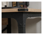 Steel Gorge Desk Milled Mesquite, view 8