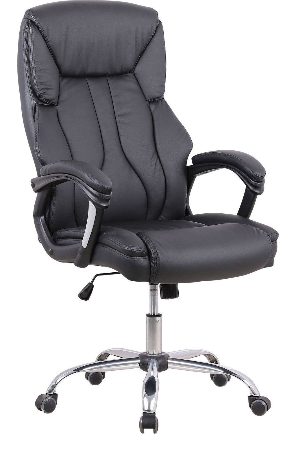 Stratford High Back Executive Black Leather Chair, 