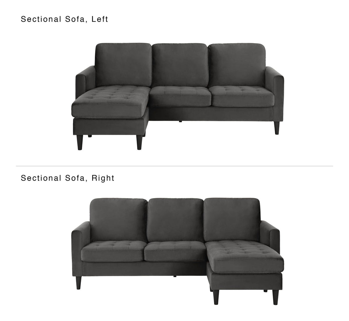 Strummer Reversible Sectional Sofa, view 5
