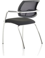Swift Medium Back Visitor Chair (Straight Leg), , another view 4