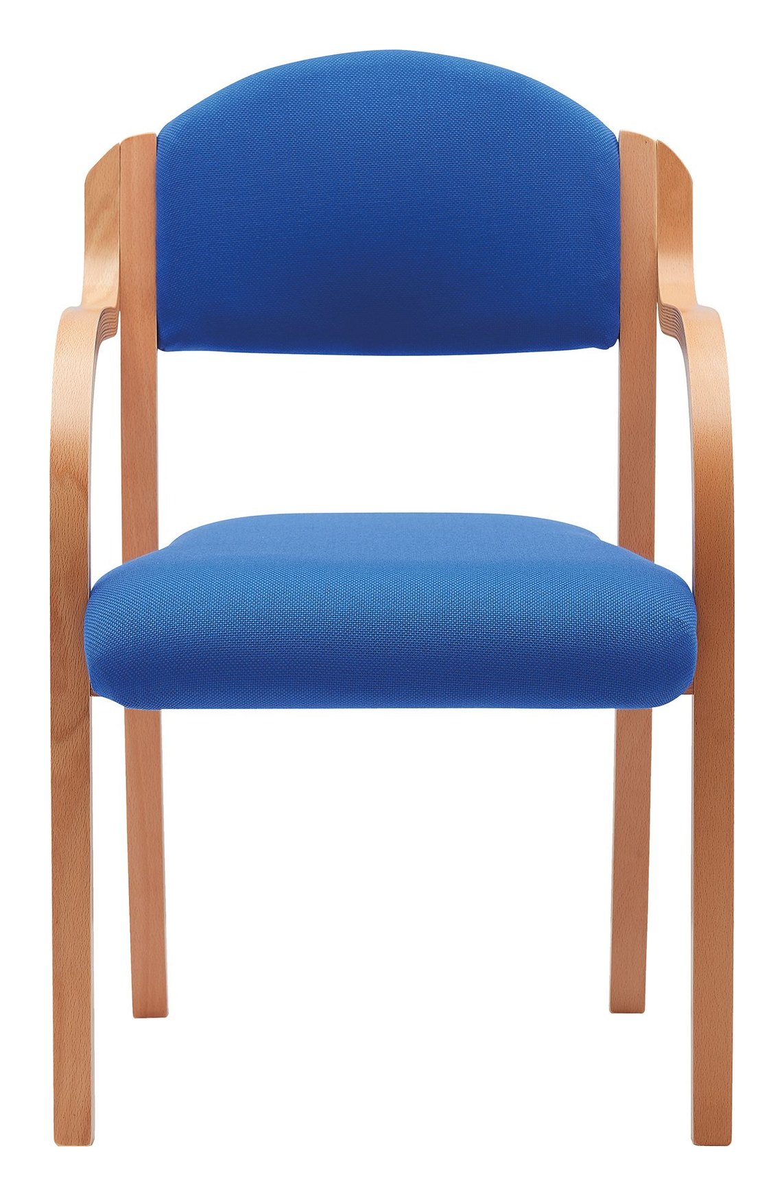Tahara Fabric Side Armchair in blue, view 3