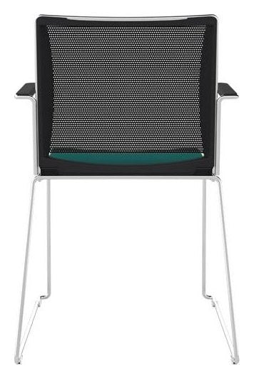 Tango Mesh Chair, Upholstered Seat, view 6