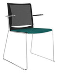 Tango Mesh Chair, Upholstered Seat