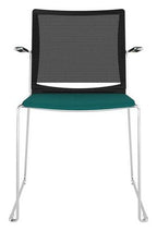 Tango Mesh Chair, Upholstered Seat, view 3