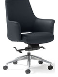 Tempo Faux Leather Executive Chair in medium back