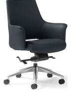 Tempo Faux Leather Executive Chair in medium back
