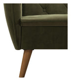 Teresa Memory Foam Accent Chair Velvet, view 3