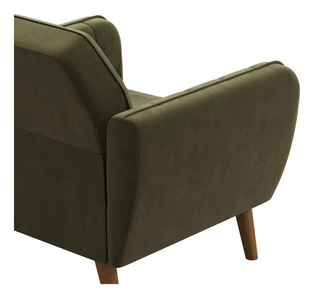 Teresa Memory Foam Accent Chair Velvet, view 4