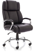 Texas High Back Heavy Duty Executive Black Leather Chair, 