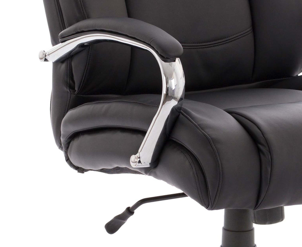 Texas High Back 35 Stone Heavy Duty Executive Leather Chair, another view 4