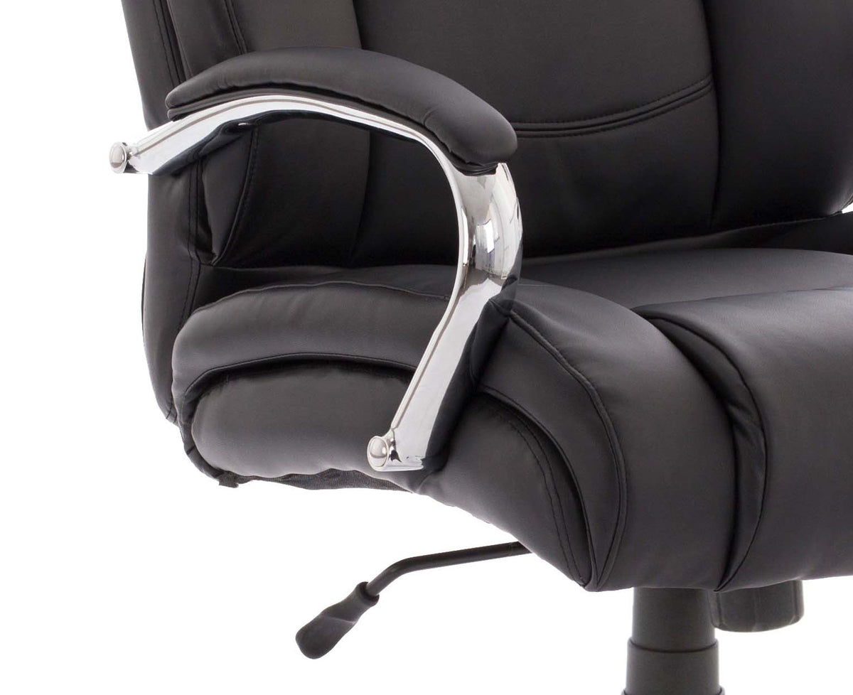 Texas High Back 35 Stone Heavy Duty Executive Leather Chair, another view 4