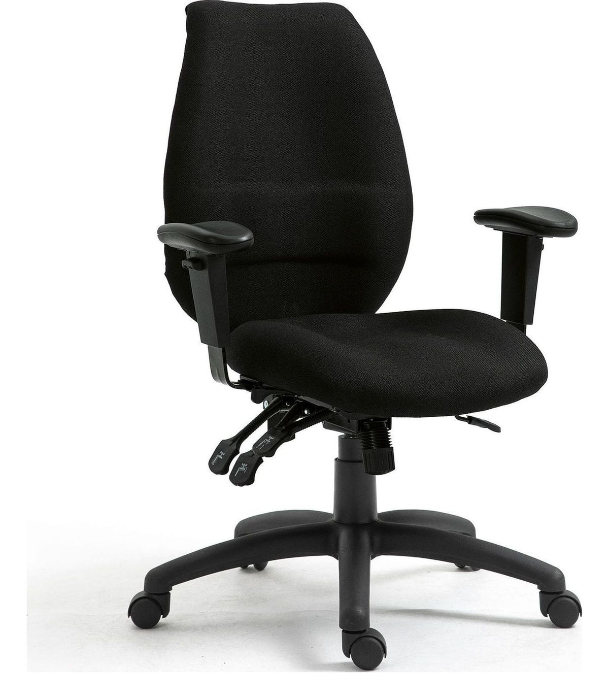 Thames 24 Hour High Back Operator Chair in black
