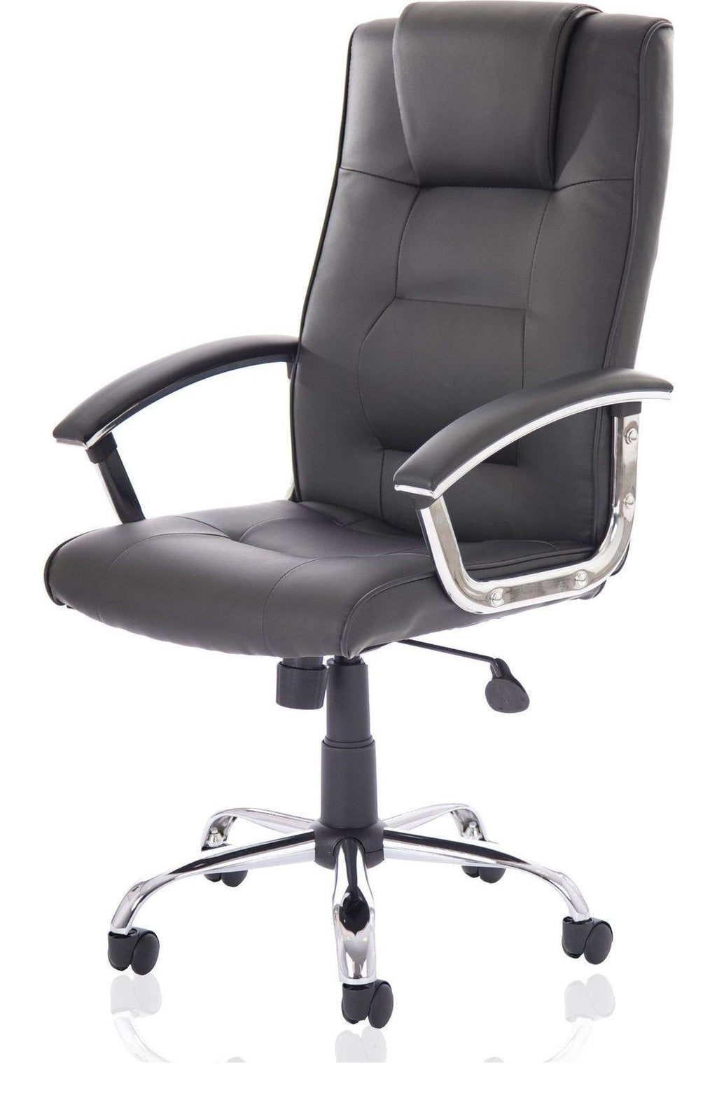 Thrift High Back Executive Black Leather Chair, , another view 2