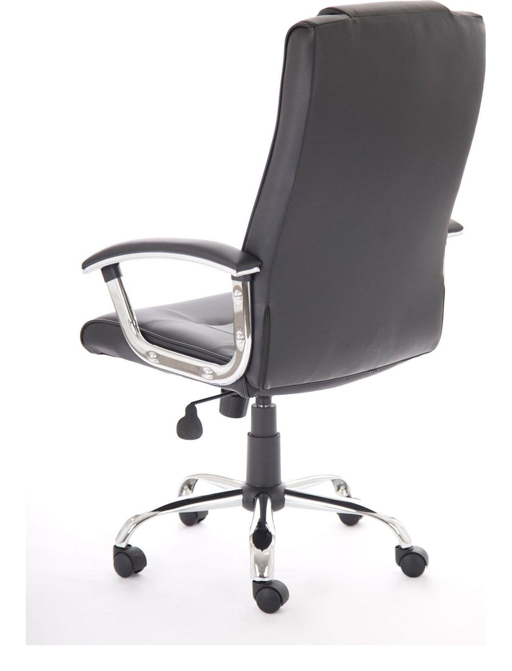 Thrift High Back Executive Black Leather Chair, , another view 4