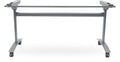 Tilt Top Table Frame, Grey, curved leg