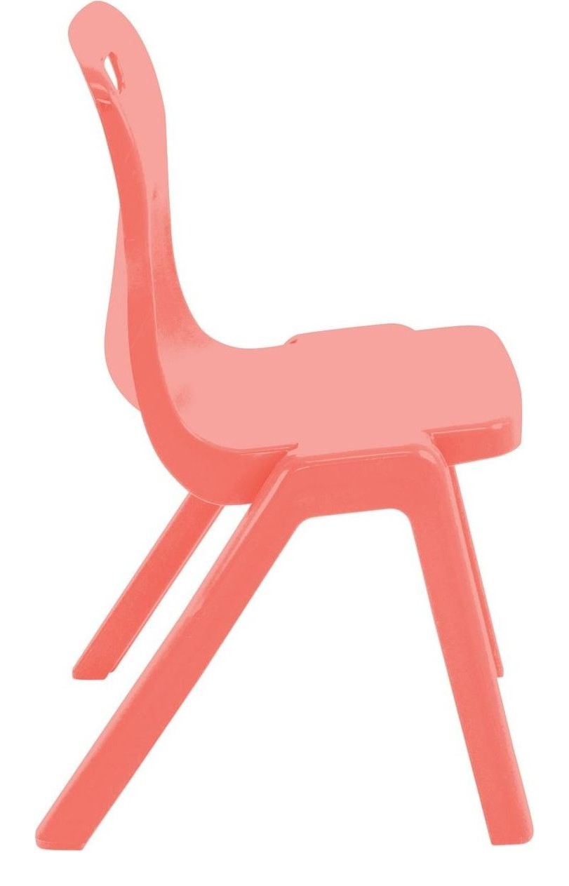Titan One Piece Retold Chair in coral another view