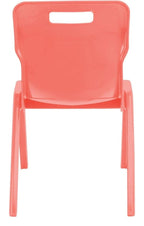 Titan One Piece Retold Chair in coral another view