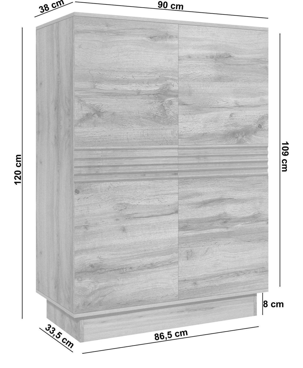 Toro Highboard 2 Door, view 10