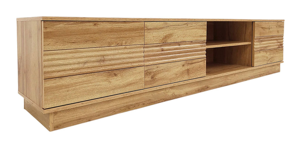 Toro Lowboard 3 Door Open Shelf