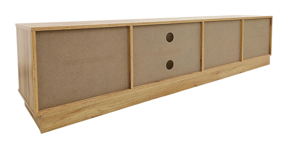 Toro Lowboard 3 Door Open Shelf, view 5