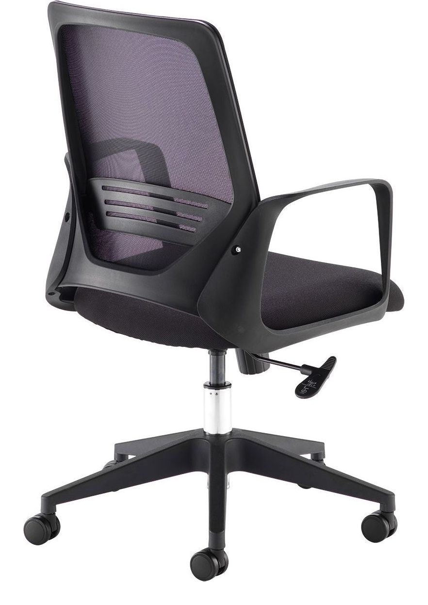 Toto Mesh Operator Chair in black from the back