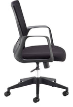 Toto Mesh Operator Chair in black from the side