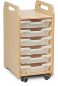 Tray Storage Unit (1 column), 6 Shallow Trays