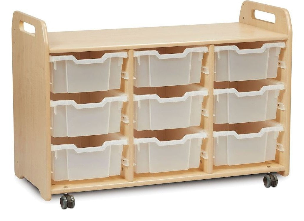 Tray Storage Unit (730mm height), 9 Deep Trays