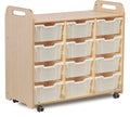 Tray Storage Unit (900mm height), 12 Deep Trays