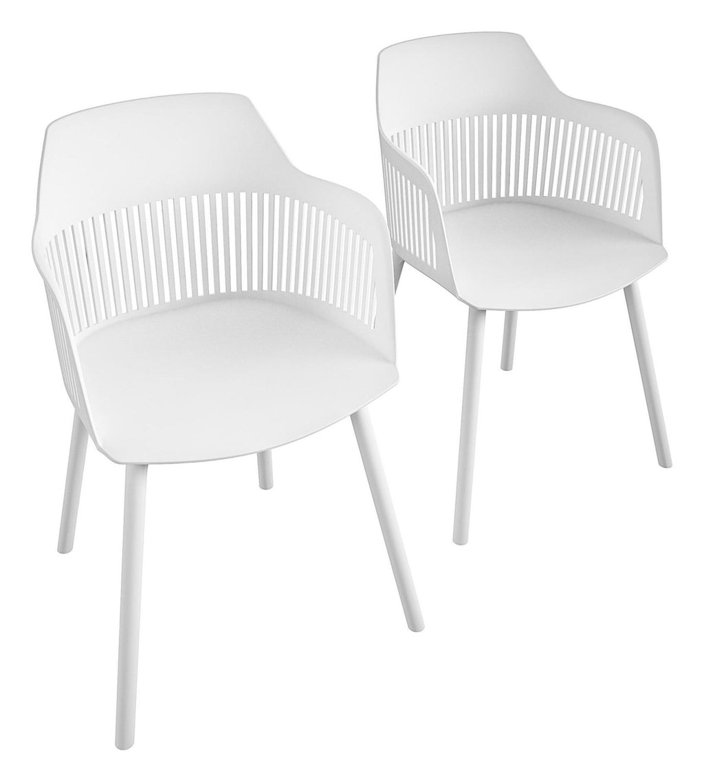 Tub Resin Dining Chairs (Pack Of 2)