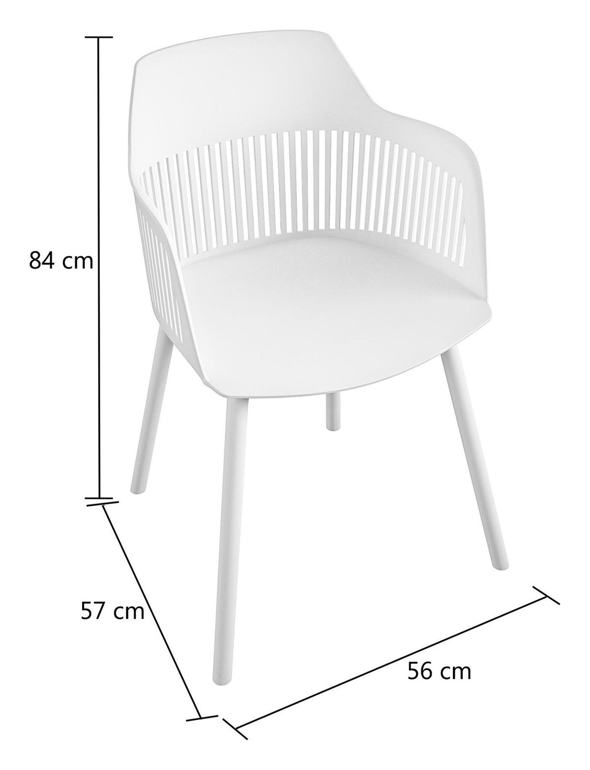 Tub Resin Dining Chairs (Pack Of 2), view 13