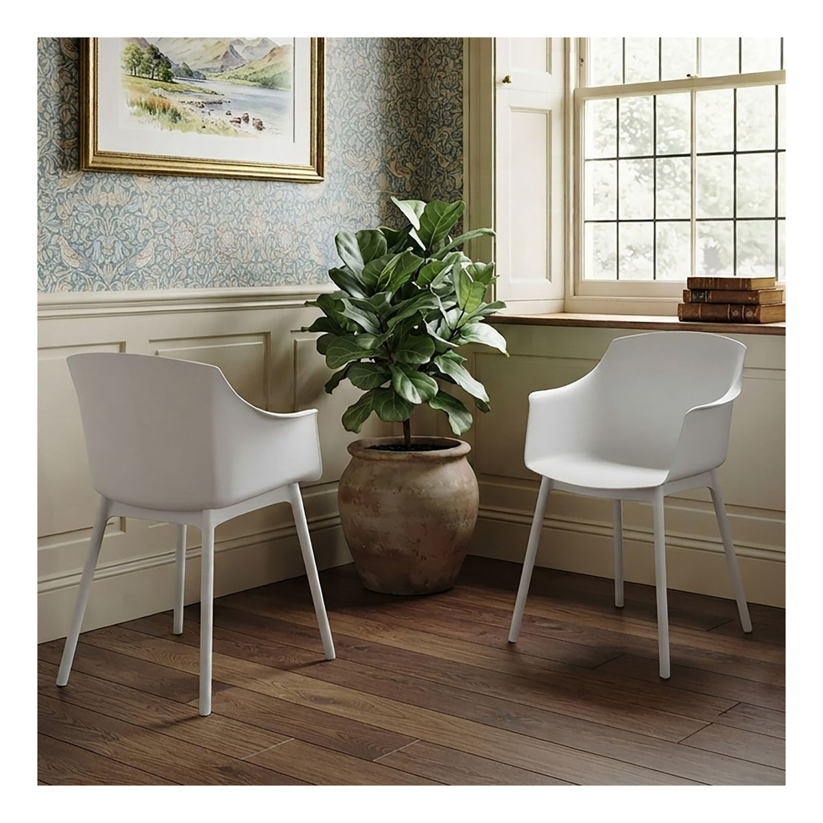 Tub Resin Dining Chairs (Pack Of 2), view 14